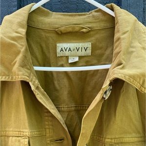 Cute Utility jacket, great condition, mustard green